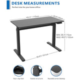 Ergomaker Single Motor Sit-Stand Desk SM204