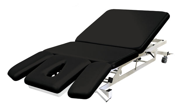 PHS Medical Thera-P Bobath Electric Treatment Table with padded sections and face hole.