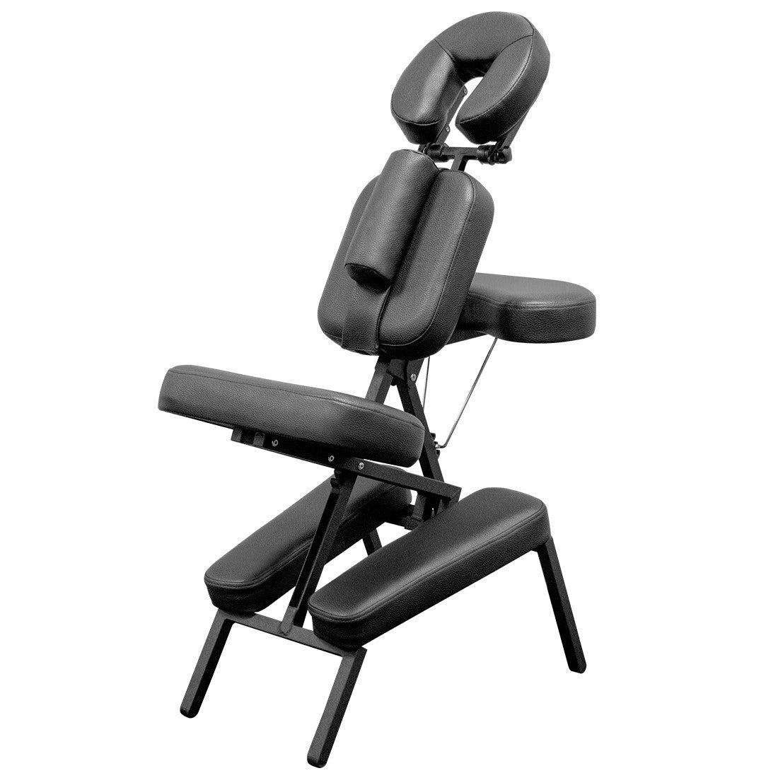 Master Massage APOLLO XXL portable chair: heavy-duty upholstery, adjustable headrest, padded supports.