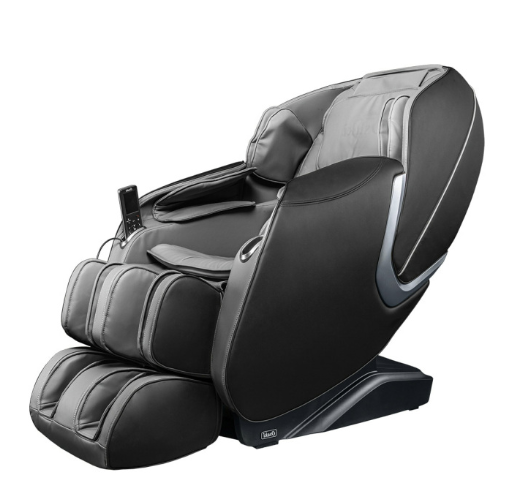 Osaki OS-ASTER massage chair with S L-Track, recline, footrest, and left control panel.