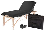 Black EarthLite AVALON XD TILT Portable Massage Table Package