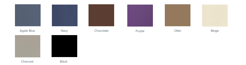 Custom Craftworks Solutions Rolling Stool: 8 colors, incl. Agate Blue, Navy, Chocolate, Purple.