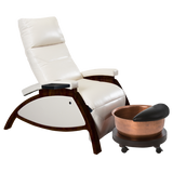 Living Earth Crafts ZG Dream™ Lounger Pedicure Package with Copper Bowl & Pedi Roll Up.