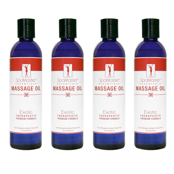 Master Massage Oil 8 oz. 4-pack EXOTIC