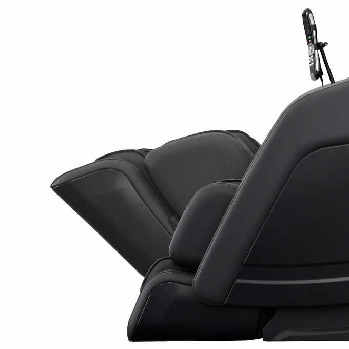 Black Osaki OS-3D HIRO LT Electric Massage Chair with remote on the armrest.
