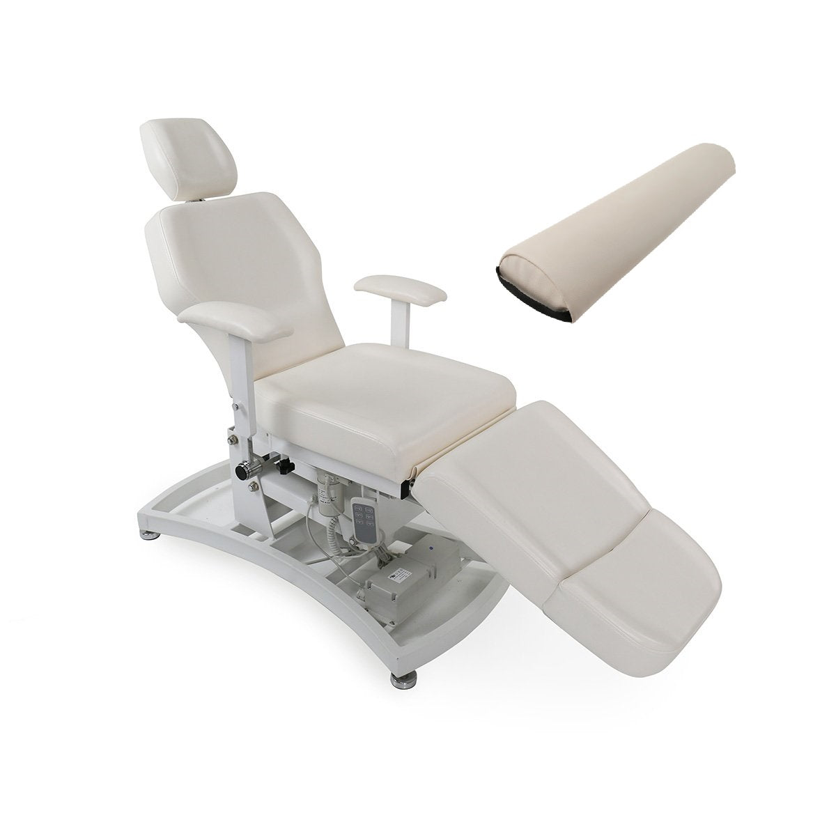 Comfort Soul LUXE ELITE Chair/Table with armrests, cushion, and double-articulated headrest.