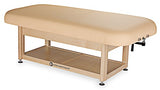 Living Earth Crafts NAPA Flat Top Spa Treatment Shelf Base Hydraulic Lift Table