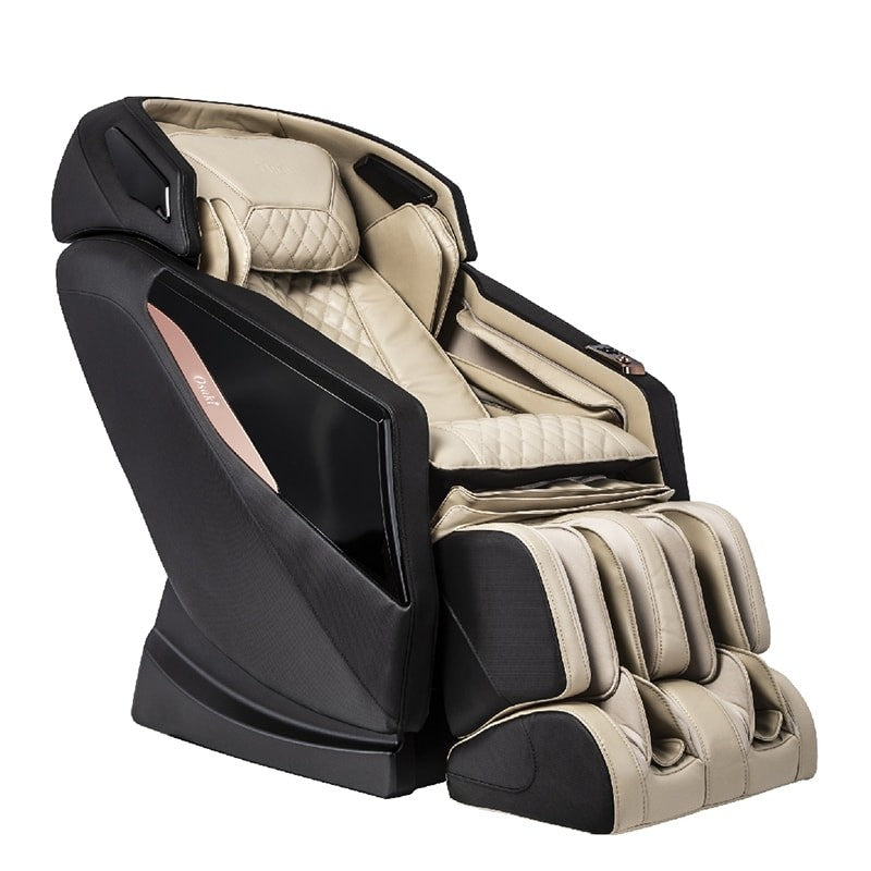 Beige and black Osaki OS-PRO YAMATO Electric Massage Chair with Zero Gravity support.
