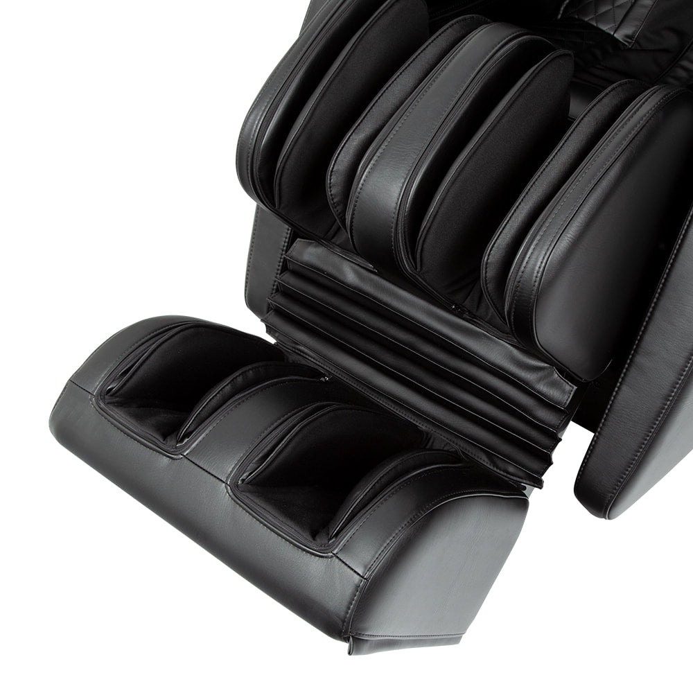Close-up of Osaki Os-Pro 4D ENCORE massage chair with padded leg and foot compartments.