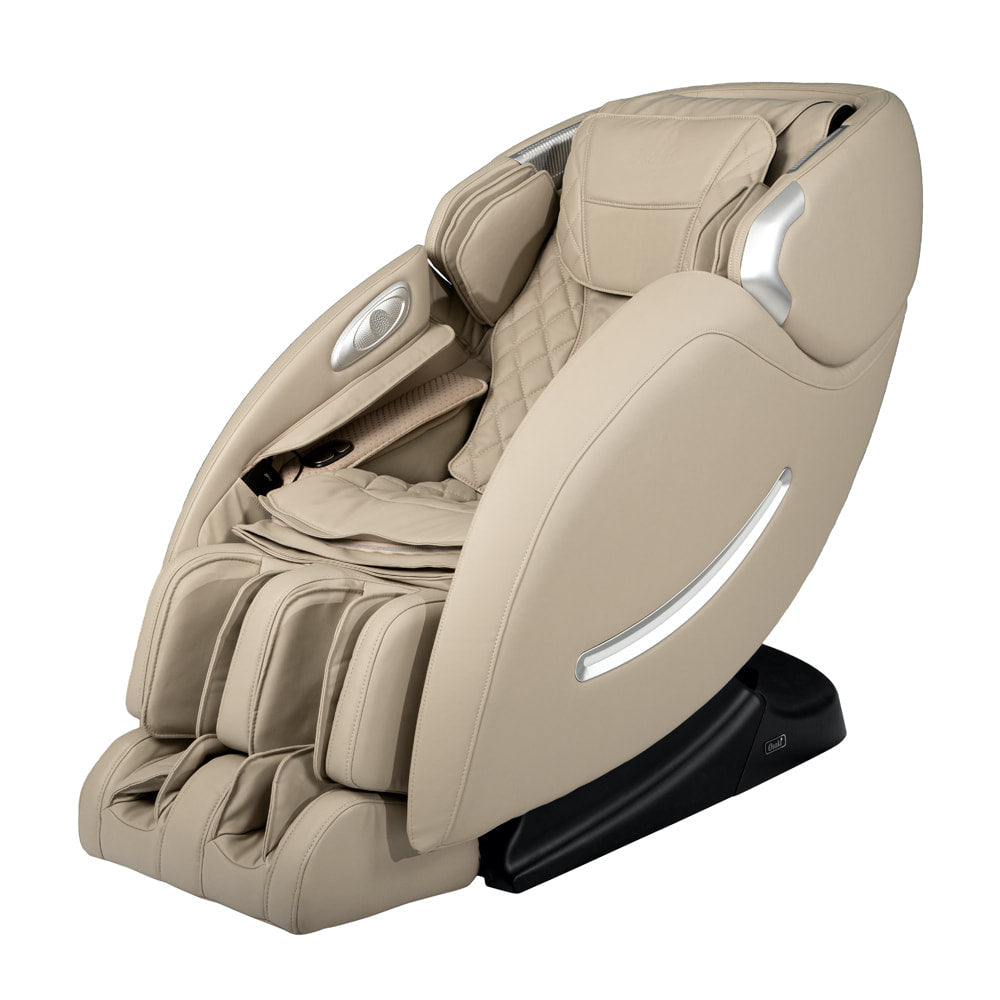 Osaki OS-4000XT electric massage chair, beige with padded cushions and adjustable sections.