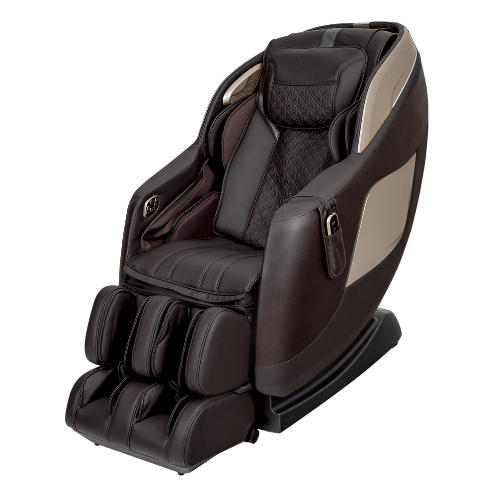 Osaki Pro 3D SIGMA dark brown massage chair with zero gravity and padded supports.