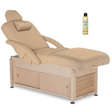 Living Earth Crafts SERENITY Salon Treatment Cabinet Base w/ PowerAssist Hydraulic Lift Table