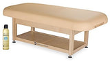 Living Earth Crafts SERENITY Flat Spa Treatment Shelf Base Hydraulic Lift Table
