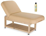 Living Earth Crafts SERENITY Facial Spa Treatment Shelf Base w/ PowerAssist Hydraulic Lift Table