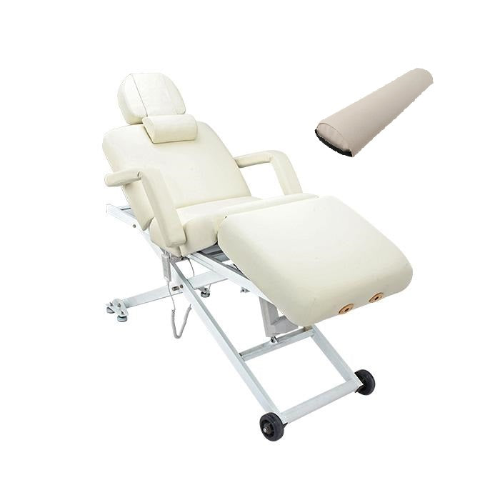 Comfort Soul SIENNA ELITE electric lift table with headrest and lumbar support bolster.
